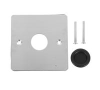 Blank Outlet Cover Plate Stainless Steel for Walls and Ceilings | Easy Install, 4mm Screw Diameter, Modern Minimalist Silver Finish, Fits Wall and Ceiling Décor