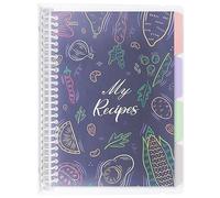 Blank Recipe Book to Write in Your Own Recipes, 8.5" x 11" Removable Hardcover Family Recipe Binder with Dividers, Customized Personal Recipe Book Hold 140 Recipes (Salvia Blue)