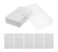 Blank Round Corner 50pcs White Business Cards Aluminium