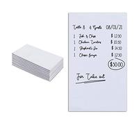 Blank Scratch Pads (10 Pack) - White Note Pads - Memo Notepads - Small Desk Scratch Paper- 4x6 Note Paper - Guest Check Book - Server Note Pads for Diners - 1,000 Total Blank Sheets - Stock Your Home