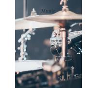 Blank Sheet Music. Drum Manuscript Paper. 12 Stave Staff Paper. Musicians Notepad for Drummers. A4 150 Page. Gift Idea. Back to School. Stocking Filler.