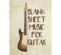 Blank Sheet Music For Guitar: Guitar Tab Notebook (Large Print) 108 Pages With Chord Boxes, Staff, TAB and Lyric - Music Manuscript Paper Vol.4: Guitar Tab Notebook: Volume 4