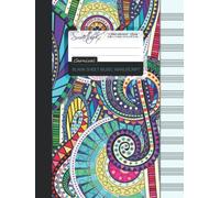 Blank Sheet Music: Music Manuscript Paper / Staff Paper / Musicians Notebook [ Hardback * 12 Stave * 102 pages * X Large * Carnival ]