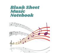 Blank Sheet Music Notebook Extra Large for Impaired Vision: Music Manuscript Paper / Notebook for Musicians / 6 Staves Per Page 100 Pages Ideal for Visually Impaired