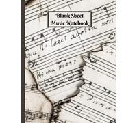 Blank Sheet Music Notebook for Piano. Wide Staff Manuscript Paper. 100 pages: Large 4 Stave per Page.: Perfect Gift For Students, Teachers, and ... & Adults), or Anyone Who Loves Music Writing