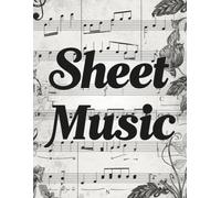 Blank Sheet Music with Chord Charts and Lyric Lines for Songwriting