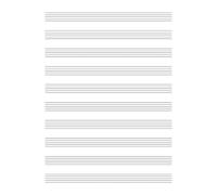 Blank Sheets Music 100 pages 8.5×11 inch Music Staff paper Sheets, blank music sheets, Music manuscript paper: Perfect for Composers, Songwriters, ... - 100 Pages of Premium Blank Staff Paper