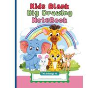 Blank Sketchbook for Kids: Unlined Drawing Notebook for Art Practice, Creativity, and Daily Doodles.: 120 Blank Pages for Sketching, Coloring, and Creating | Art Pad for Boys and Girls.