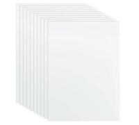 Blank Stencil Sheets 10Pcs 7.5 Mil Plastic Stencil Film Paper Material Sheets Translucent Blank Template for DIY Crafts 30.5 X 21.7cm