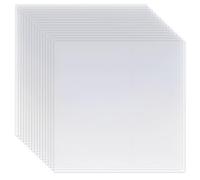 Blank Stencil Sheets 15pcs 7.5 Mil Template Stencil Plastic Sheets Square PET Stencils Paper Material for Crafts 20.8 x 20.8cm