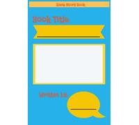 Blank Story Book for Kids, Comic Book, Illustration and Writing Space for Story Creation, 24 pages