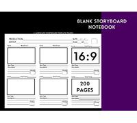 Blank Storyboard Notebook 6 Landscape Storyboard Template Frames 16:9: Storyboarding Template Sketchbook/Sketch pad with Panels For Directors, ... Student's Video Layout Planning Sketch Book
