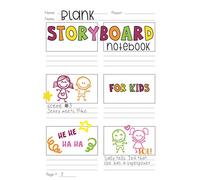 Blank Storyboard Notebook for Kids