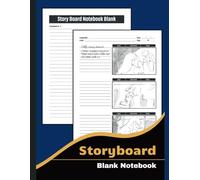 Blank Storyboard Notebook: Unleash Your Imagination With this Story Board Sketch and Notes Book |16:9 | 8.5"x11" | 200+ Pages | 16:9, 8.5"x11" US ... Filmmakers, Animators, Directors of All Ages.