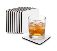 Blank Sublimation Coasters MDF Table Placemats Matte Finish Cork Back Heat Press Supplies for Business/Personal Multipack (100 Pack)