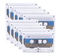 Blank Tape High Qulity Cassette 60 Minutes For Speech Speech Recording Audio Tape(10PCS,White)