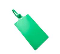 Blank Waterproof Plastic Tags Marker Ties Large Labeling Tags 2.28"×3.94" Green 100 pcs per Bag