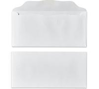 Blank White Multi-Purpose Envelope | Church Collection Envelope | (Box of 100) | 6 5/16" x 3 "
