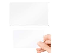 Blank White PVC Cards Plastic - Pack of 10 by Lanyards Tomorrow 760 Micron Standard CR80 Credit Card Size 86 x 54mm - Printable Ideal for overprinting in Any Desktop ID Card Printers