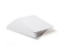 Blank White PVC Plastic ID Cards 760 Micron *pk 100* (White)