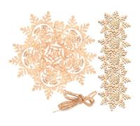 Blank Wood Chip Christmas Ornament for DIY Craft Hanging Decor