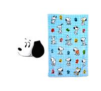 Blankeazzz Peanuts Snoopy & Woodstock 2-in-1 Plush Toy & Travel Blanket