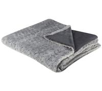 Blanket SARASWATI 200 x 220 cm Light Grey