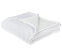 Beliani Blanket Bjas 200 X 220 Cm White