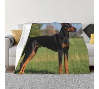Blanket And Throws Doberman Throw Blanket Super Soft Flannel Throws Warm Blankets For Bed Bedroom Forcamping Sofa Beds M
