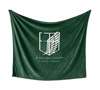 Blanket Anime Cosplay Blanket Survey Corps Cloak Cape The Wings of Freedom Ultra-Soft Throw Fluffy outdoor Blanket 130 x 150cm