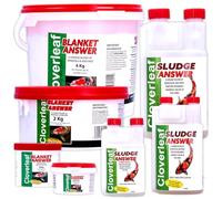 Blanket Answer 200g & Sludge Answer 250ml Pond Water Treatment Complete Bundle