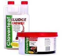 Blanket Answer 2kg & Sludge Answer 1L Pond Water Treatment Complete Bundle