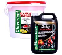 Blanket Answer 4kg & Sludge Answer 5L Pond Water Treatment Complete Bundle