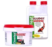 Blanket Answer 500g & Sludge Answer 500ml Pond Water Treatment Complete Bundle