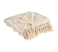 Blanket CHACK Cotton 200 x 220 cm Beige