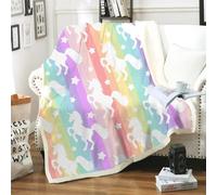 Blanket Colorful Animals Soft Fluffy Fleece Throw Blanket for Beds Sofa Car Thick Flannel And Lamb Wool Fleece Throws Sherpa Lightweight All Season 150x150cm