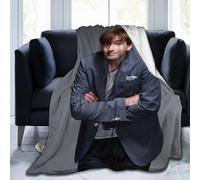 Blanket David Tennant Soft and Comfortable Wool Fleece Throw Blankets for Decor Sofa Office car Home,Cozy Plush Camping Yoga Travel Decoration Beach Blanket Gift