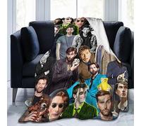Blanket David Tennant Soft and Comfortable Wool Fleece Throw Blankets for Decor Sofa Office car Home,Cozy Plush Camping Yoga Travel Decoration Beach Blanket Gift