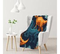 Blanket Dinosaur Seamless Pattern Bed Throw For Garden S | Throw Blanket Fluffy Easy Care Sofa Throw for Outdoor Couch Bed