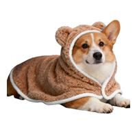 Blanket for e as a cape - washable warm hooded cover - winter coat and cape with hat - for puppies Chihuahua kittens animal Halloween winter