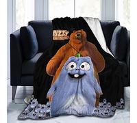 Blanket for Grizzy and The Lemmings for Girls Boys Adults Anime Blankets for Chair Office Room Fuzzy Blanket Baby 40"x50"