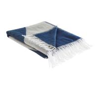 Blanket HALEDE 130 x 170 cm Blue