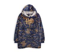 Blanket Hoodie Harry Potter Blue One Size