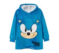 Blanket Hoodie Sonic the Hedgehog Blue One Size