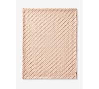 Blanket in Cotton Gauze & Faux Fur, Lovely Leo printed pink