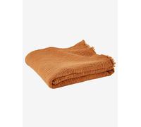 Blanket in Organic Cotton Gauze brown