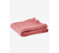 Blanket in Organic Cotton Gauze pink