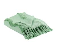 Blanket KHARI Cotton 125 x 150 cm Light Green