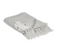 Beliani Blanket MITYAL Cotton 125 x 150 cm Taupe
