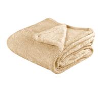 Blanket NAMDU 125 x 150 cm Sand Beige